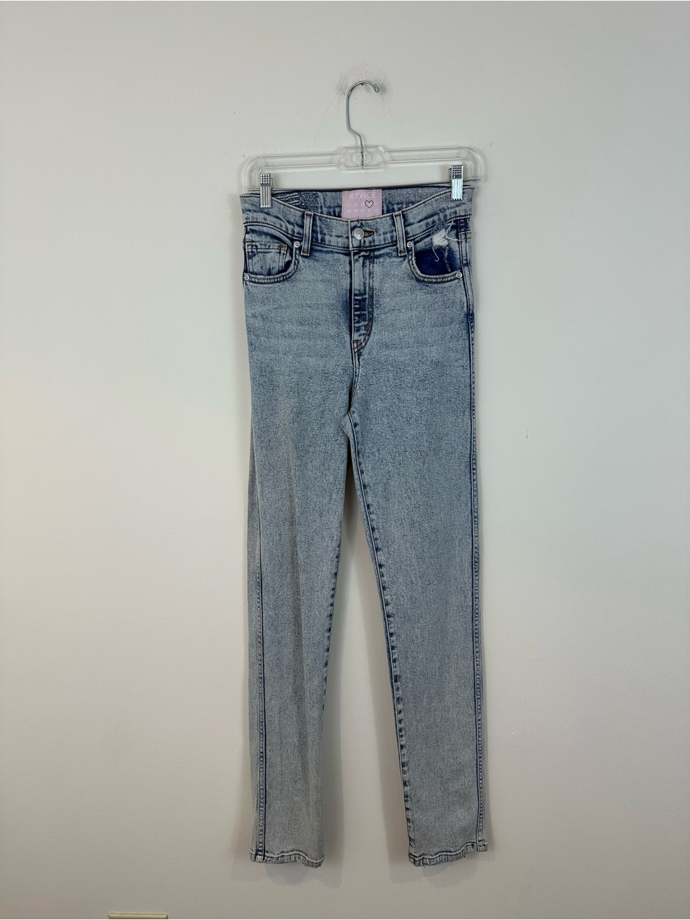 Revice Denim Acid Wash Light Wash High-Rise Women’s Jeans Size 26 Women's
